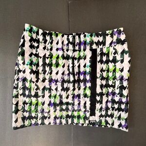 EP Sport Womens Golf Skort Size M Stripes Geometric Skirt Excellent